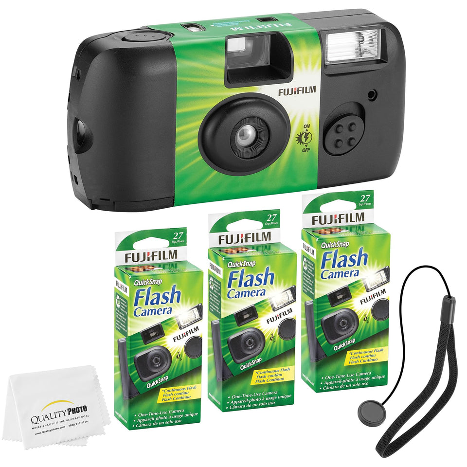 Fujifilm QuickSnap Flash 400 camera front view for easy daily photography.