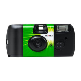 Fujifilm QuickSnap Flash 400 camera side angle for portable everyday use