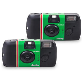 Fujifilm QuickSnap Flash 400 indoor-outdoor-use for varied lighting.