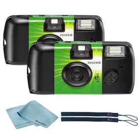 fujifilm QuickSnap side profile showing compact pocketable design for comfortable carrying