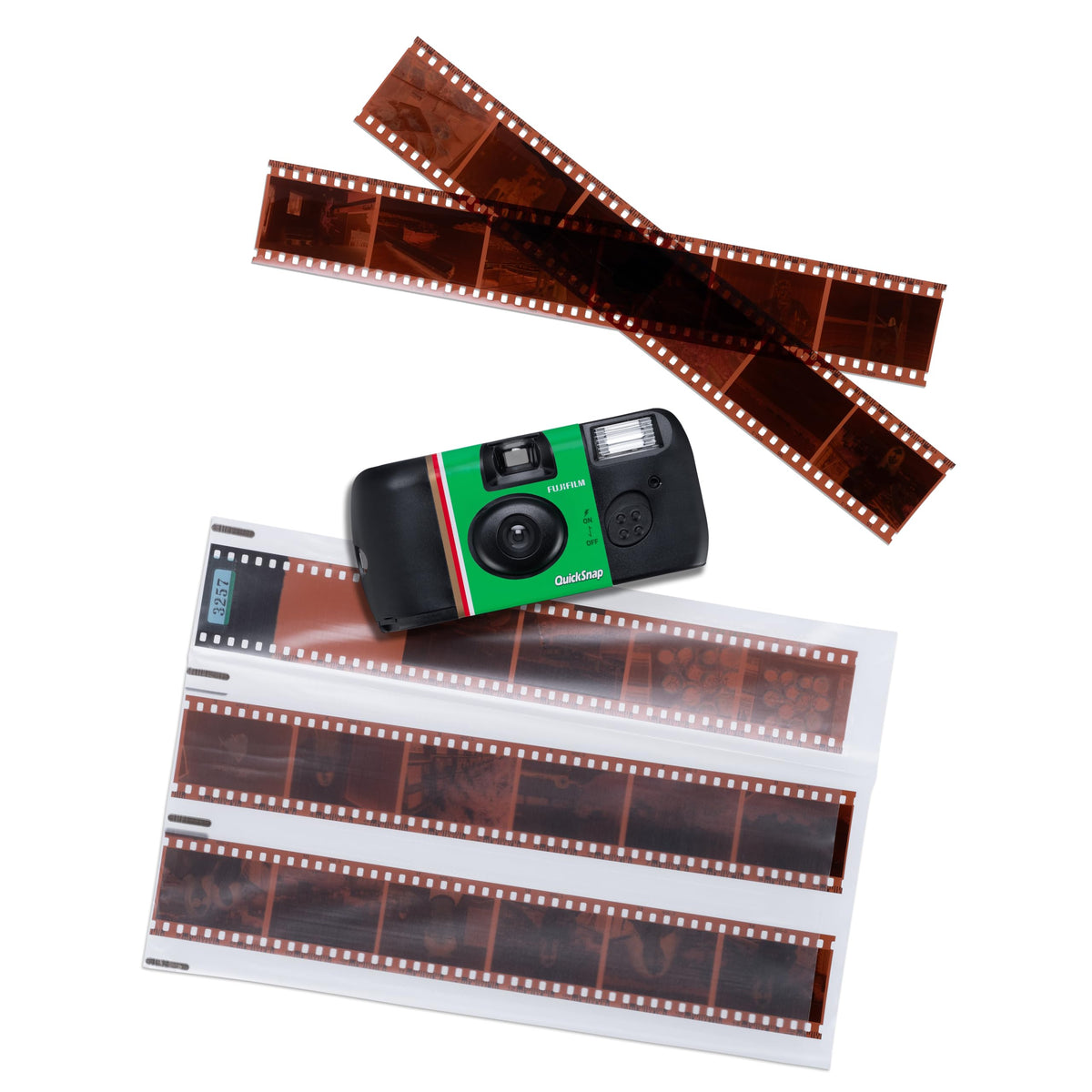 Fujifilm QuickSnap travel-ready design fits in bags.