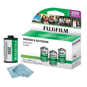 Fujifilm roll front showing label and exposure count, aids quick selection