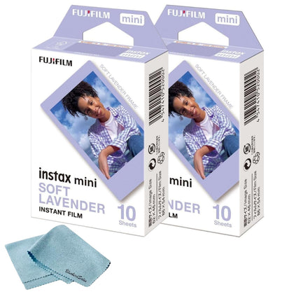 Fujifilm front packaging showing lavender-border film and bundle benefit