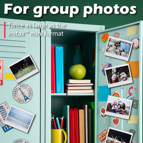 Fujifilm 10-photo cartridge display emphasizing longer shooting sessions