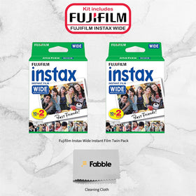 Fujifilm twin-pack packaging highlighting value and convenience for casual shooters
