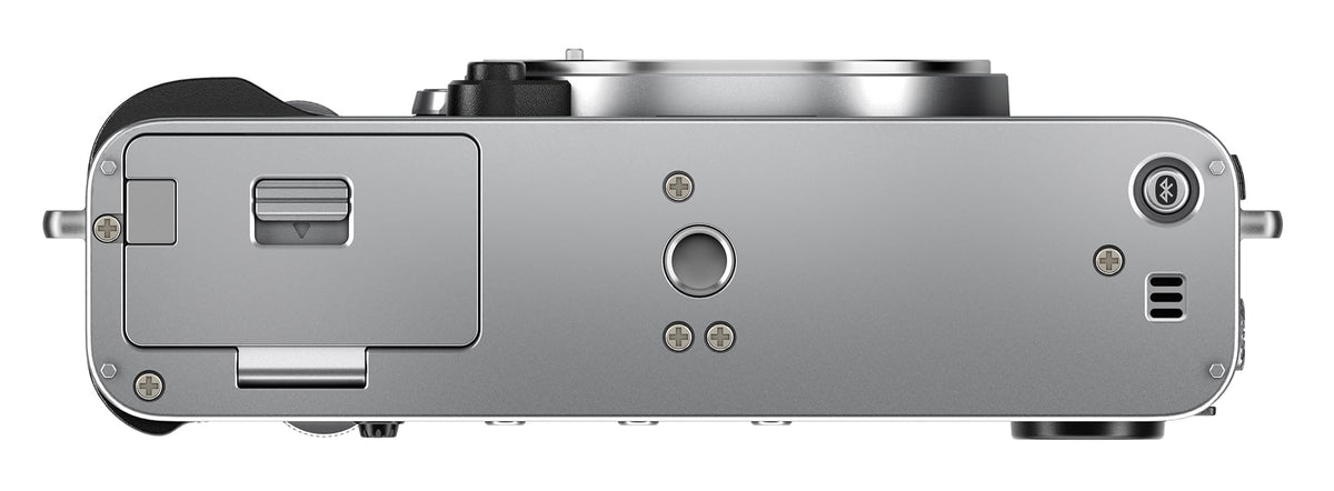 Fujifilm X-E5 electronic viewfinder supports precise composing in any light.