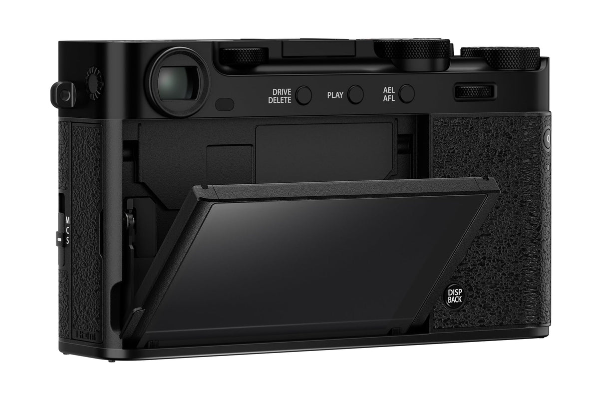 Fujifilm X-E5 film-simulation dial demonstrates quick, creative looks in the field.