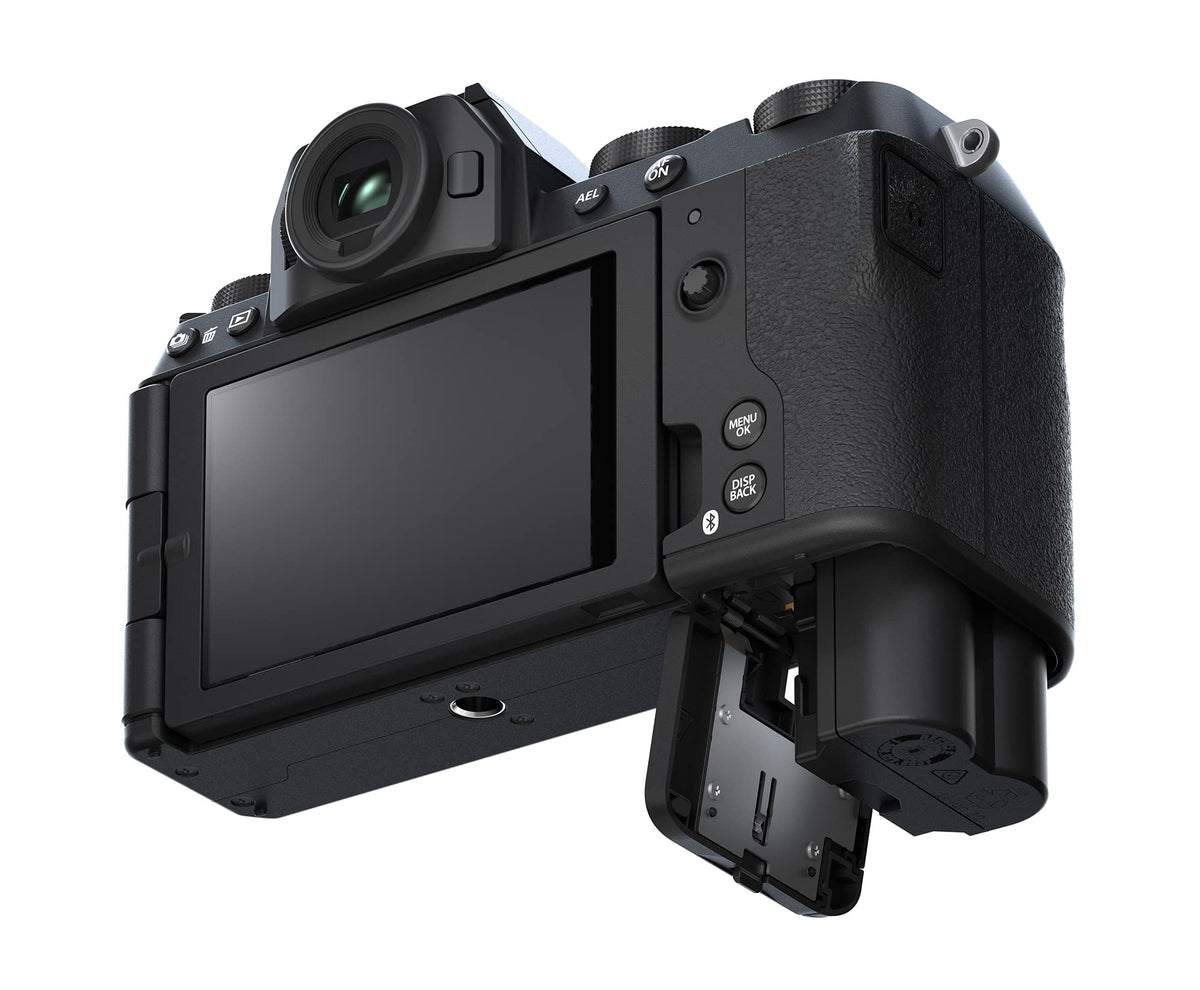 Fujifilm X-S20 tilted screen supports creative composition and vlogging