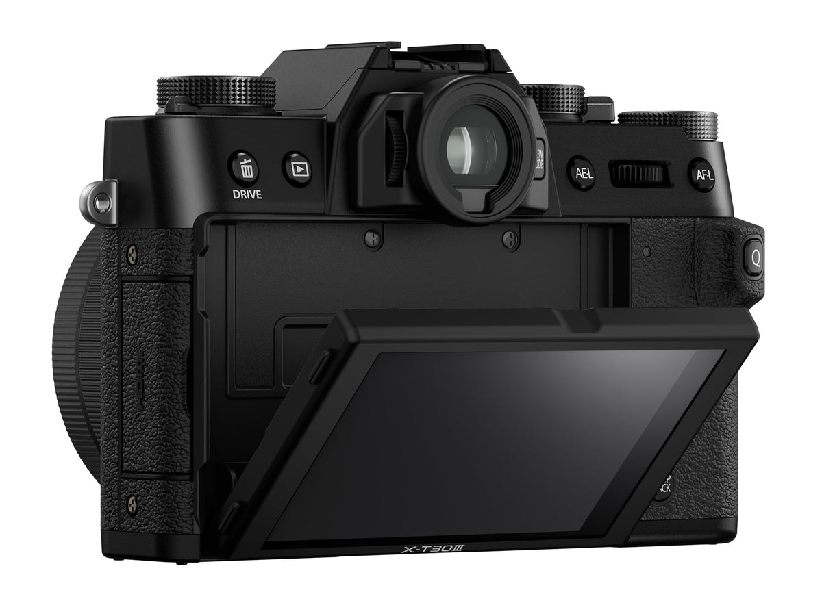 Fujifilm X-T30 III film simulations dial offers quick color and mood tweaks.