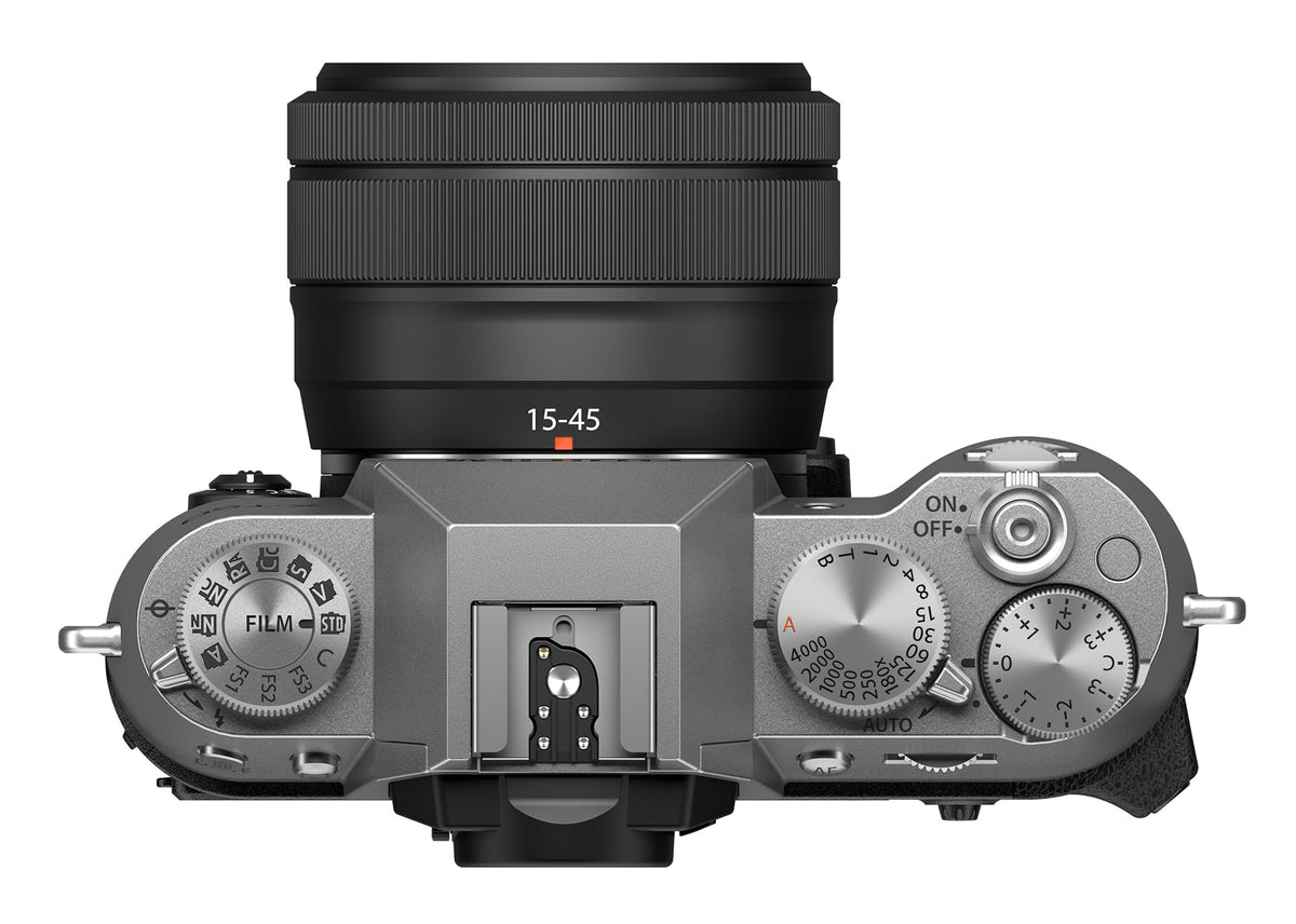 Fujifilm X-T50 silver compact body ideal for travel