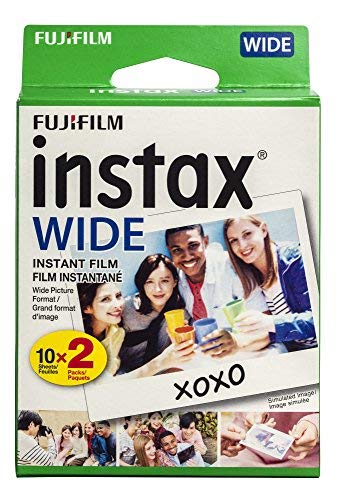 Fujifilm Instax Wide film remains stable across temperatures for outdoor use.