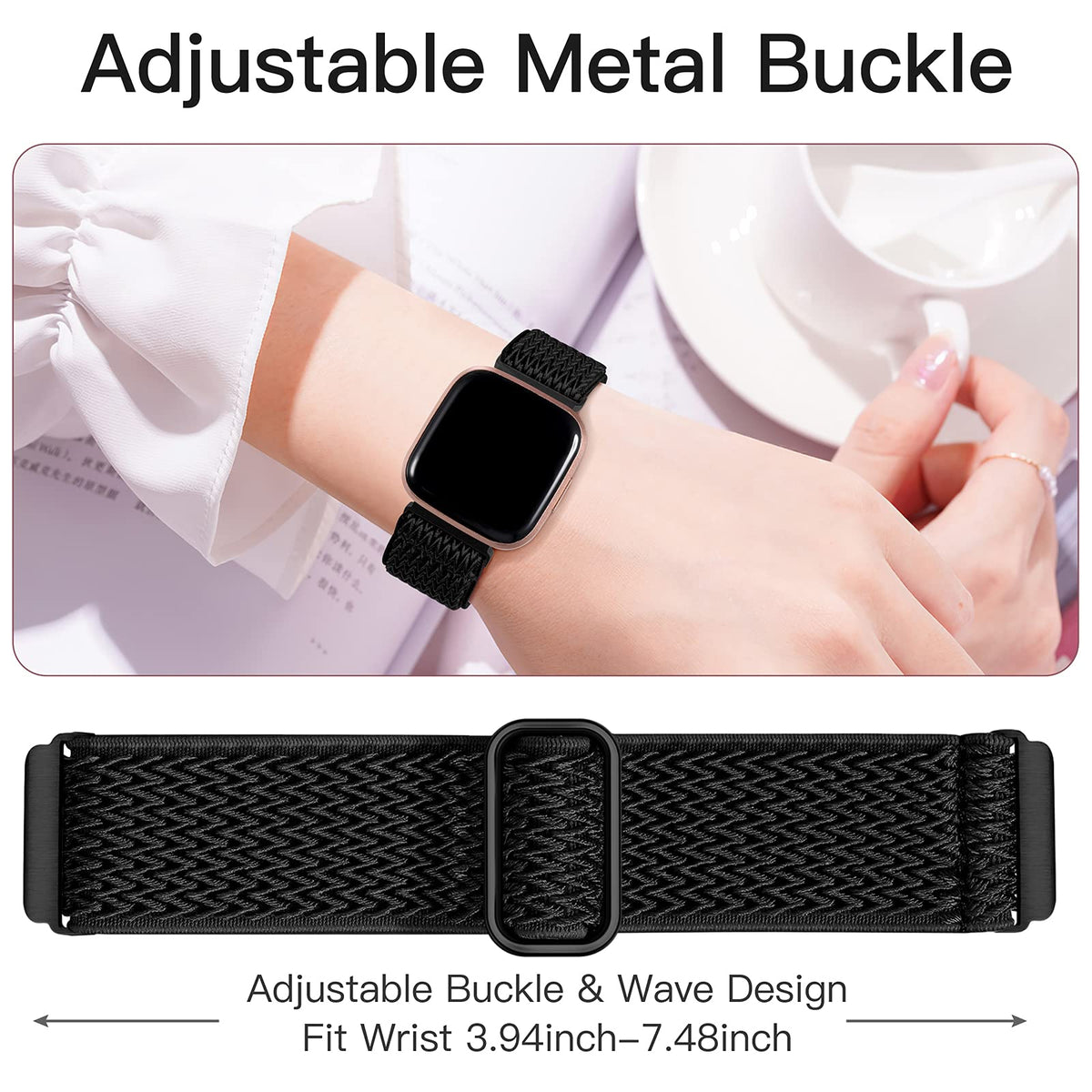 Fuleda adjustable buckle band offers secure, comfortable fit