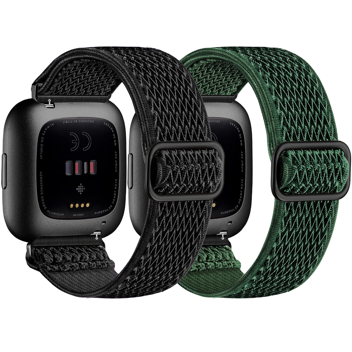 Fuleda elastic Versa 2 compatibility band for everyday wear