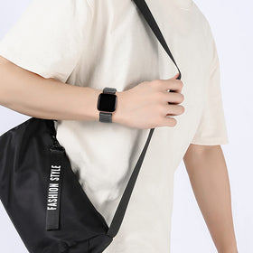 Fuleda band adds daily style with a subtle wave design.