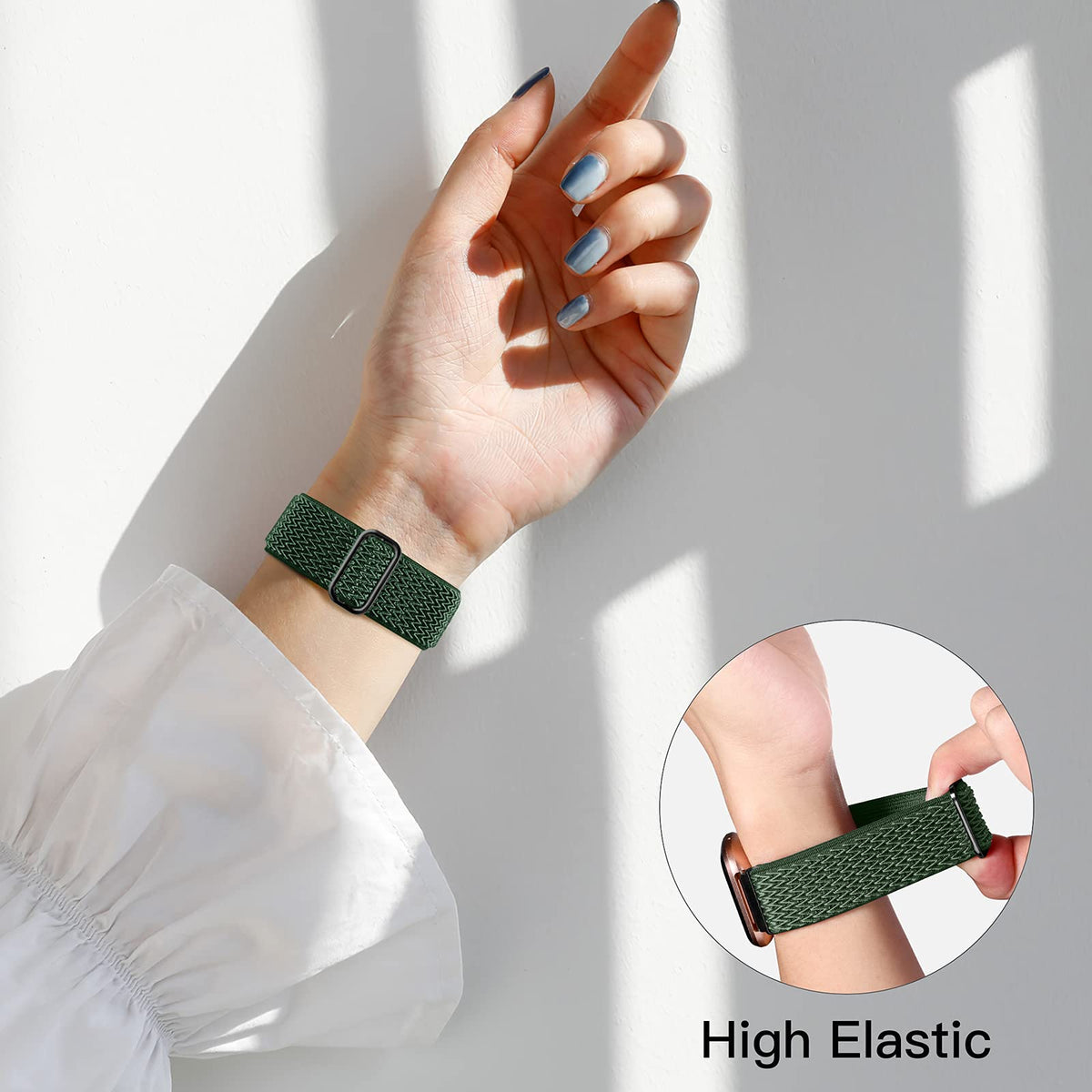Fuleda wave-design fashion band adds stylish flair