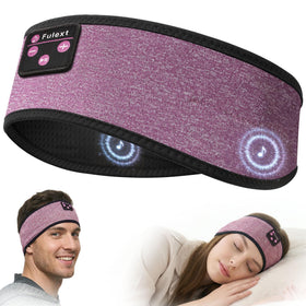 Fulext Bluetooth headband worn on the head for comfortable sleep music.