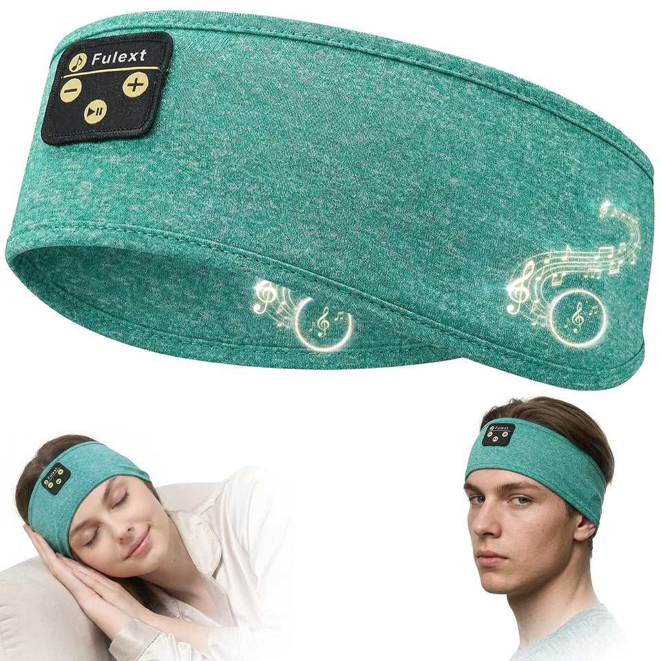 Fulext Sleep Headband with Bluetooth headphones for hands-free listening during workouts