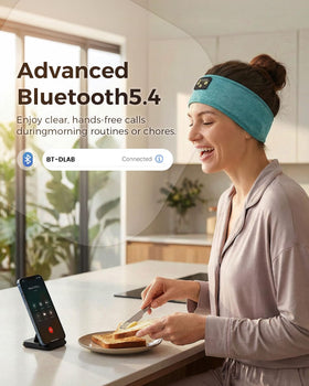 Fulext Sleep Headband includes built-in microphone for calls on the go