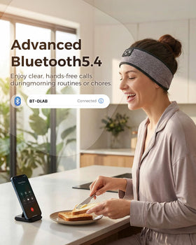 Fulext sleep headband with eye mask for light blocking and comfort