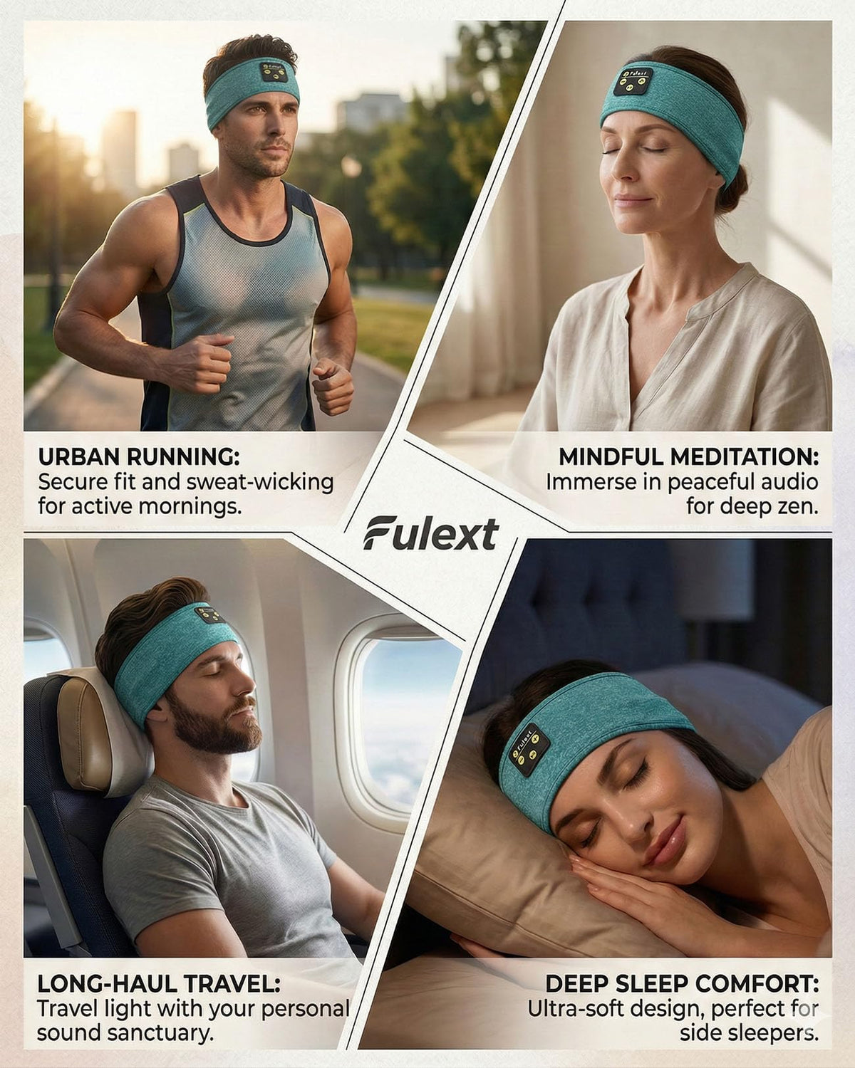 Fulext Sleep Headband delivers up to 10 hours of playback per charge