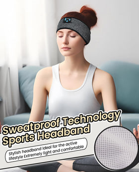 Fulext sleep headphones band elastic fabric stays cool and comfortable.