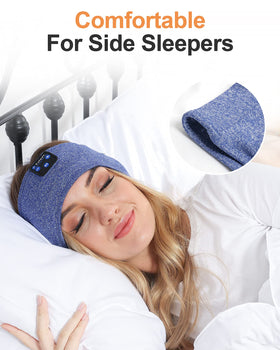 Fulext Sleep Headphones Band designed for side sleepers for gentle, comfy wear.