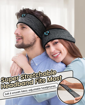 Fulext sleep headphones band side-sleeper use for comfortable listening.