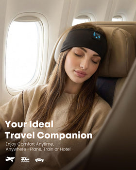 Fulext Sleep Headphones battery indicator showing long-lasting power