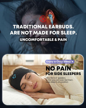 Fulext Sleep Headphones Bluetooth setup enabling wireless listening