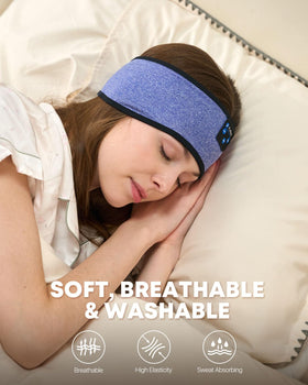 Fulext sleep headband shows long battery life for overnight listening.