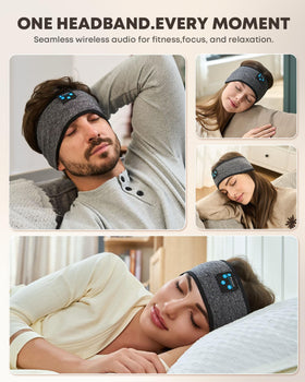 Fulext Sleep Headphones memory-soft fabric ensures lasting comfort