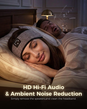 Fulext sleep headphones supporting side sleepers with flat speakers