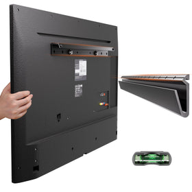 Fulifix drywall no-stud mount with bubble level for precise, tool-free setup.