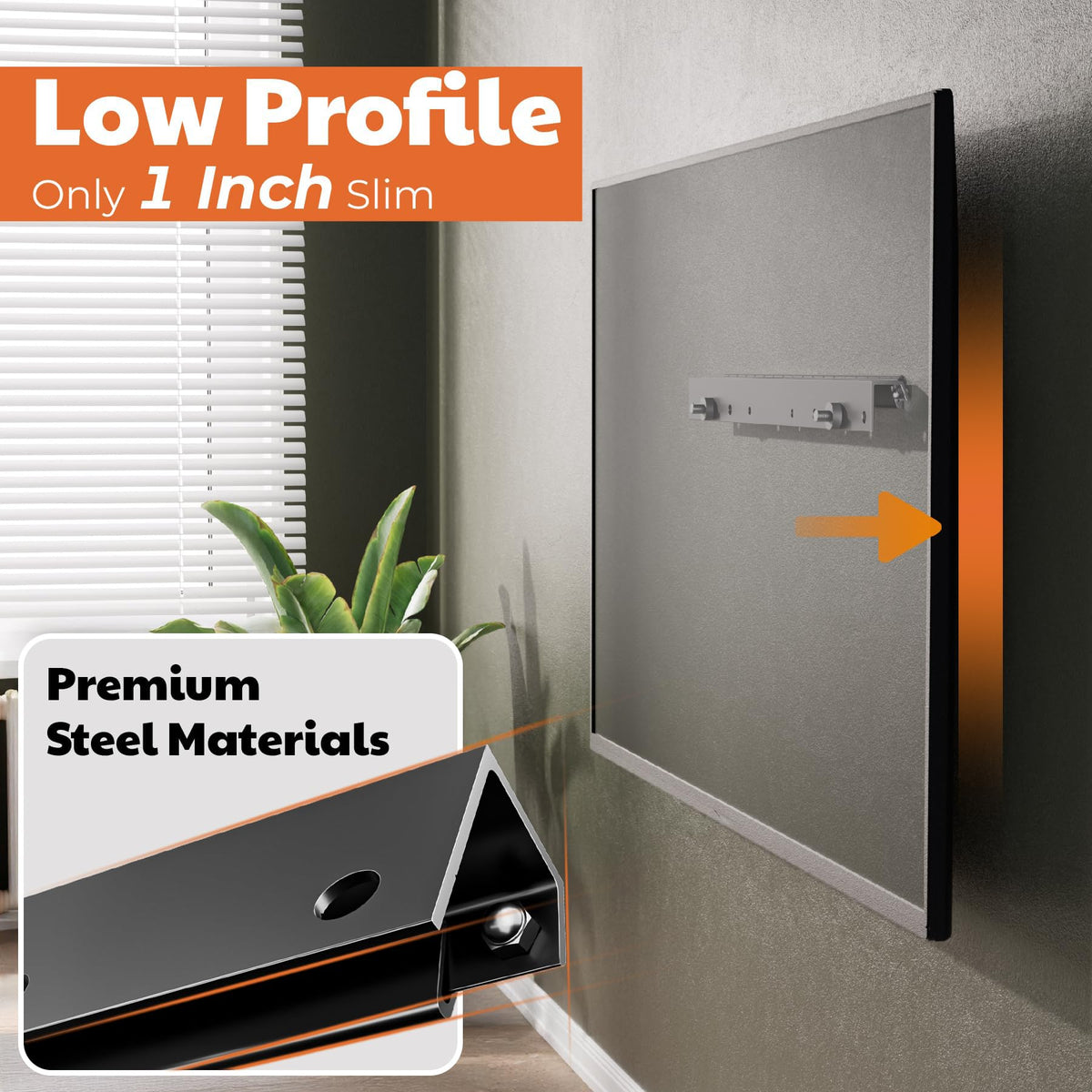 Fulifix scale comparison with TV to show size and weight capacity