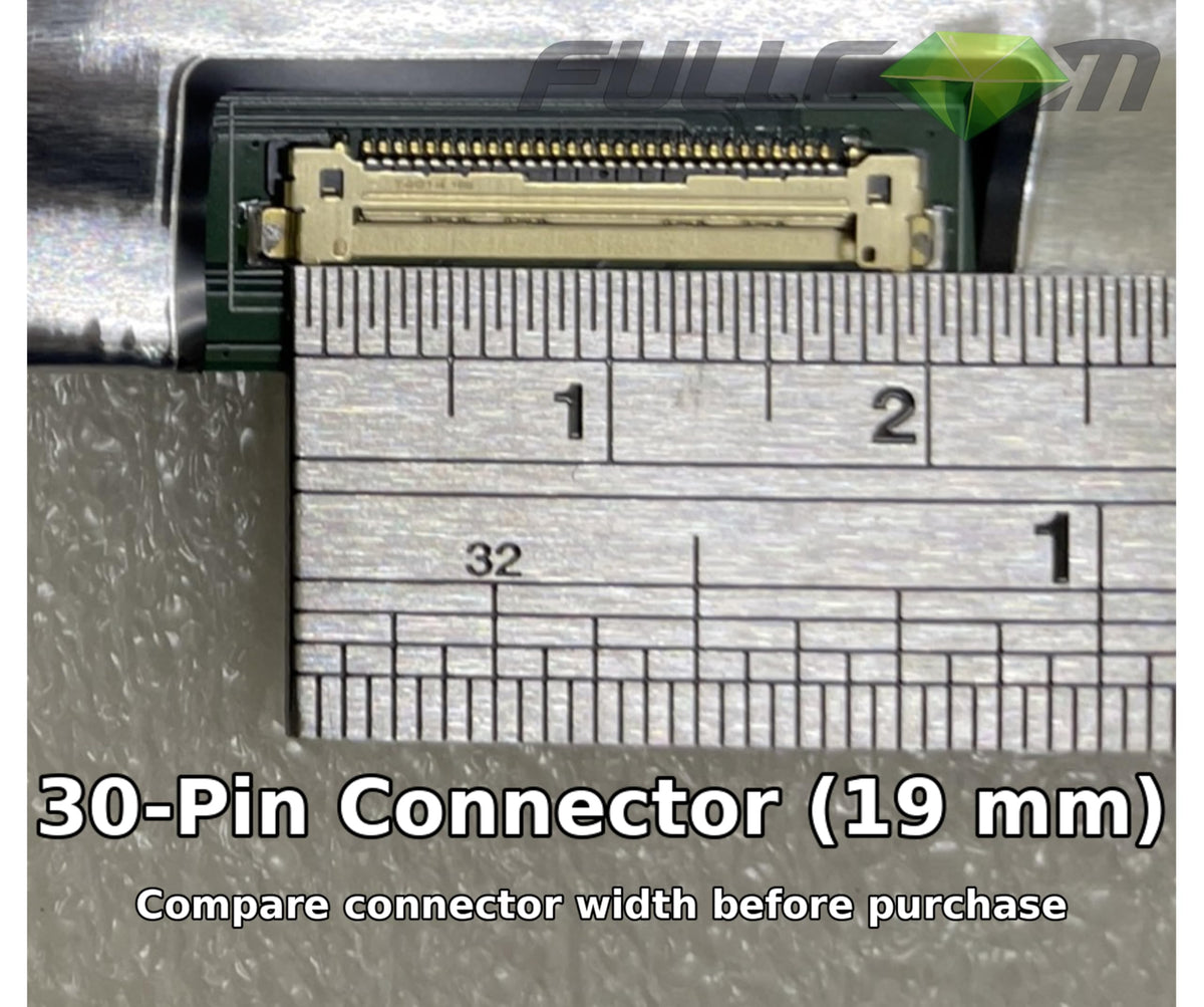 FULLCOM bottom-right 30-pin connector close-up for easy seating