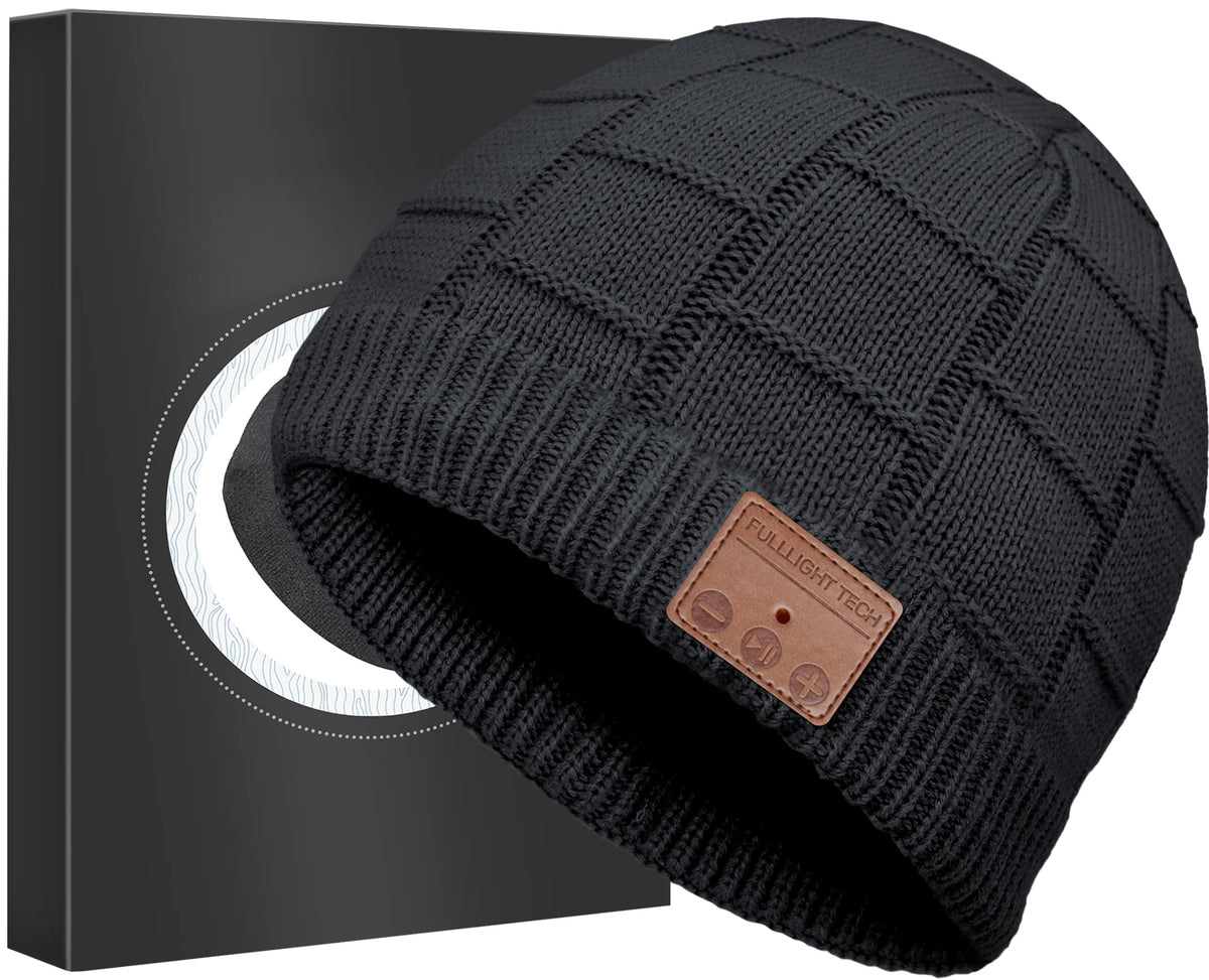 FULLLIGHT TECH Bluetooth beanie pair delivering wireless music on the go.