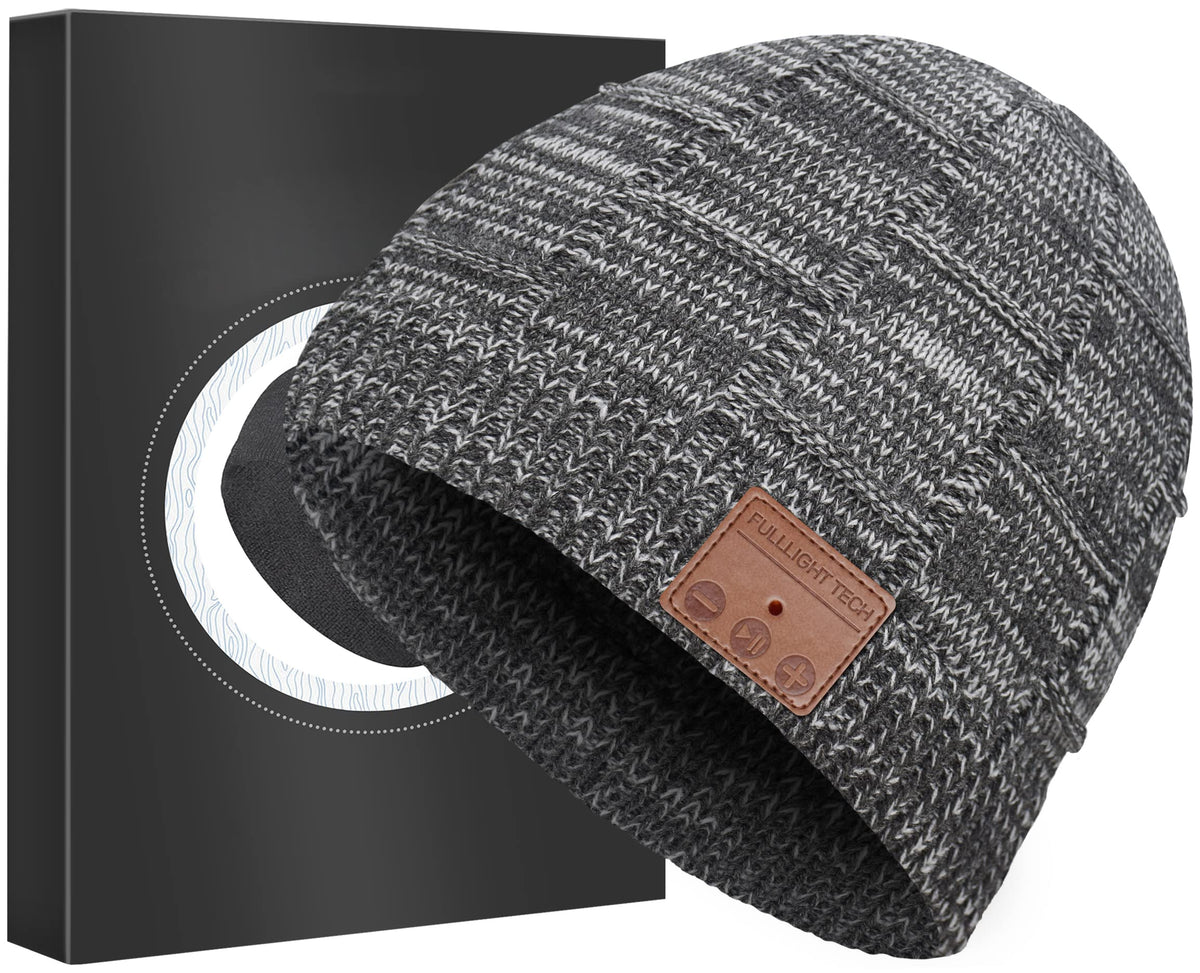 FULLLIGHT TECH front view of beanie packaging highlighting box and contents