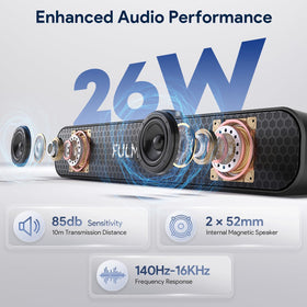 FULMINARE Bluetooth speaker demonstrates 360° Hi-Fi sound in action