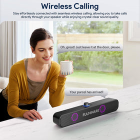 FULMINARE built-in mic enables hands-free calls with clear audio