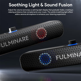 FULMINARE LED light show enhances mood during party playlists