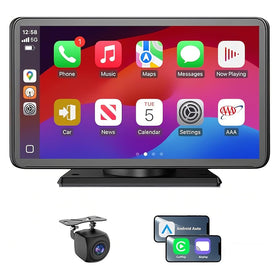 FUNAURORE front display unit showing home screen and quick navigation benefit