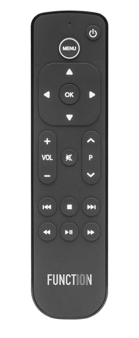 Function101 front view showing buttons and simple layout for easy control