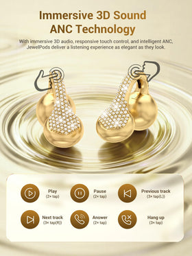 FunnyEAH JewelPods enabling clear calls and video calls with crystal detail