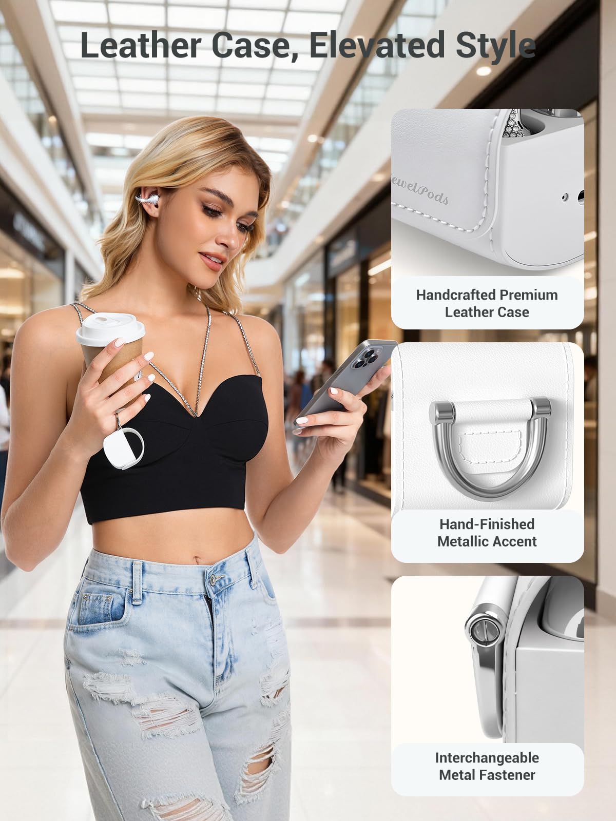 FunnyEh JewelPods C01 Pro secure clip-on behind-ear design