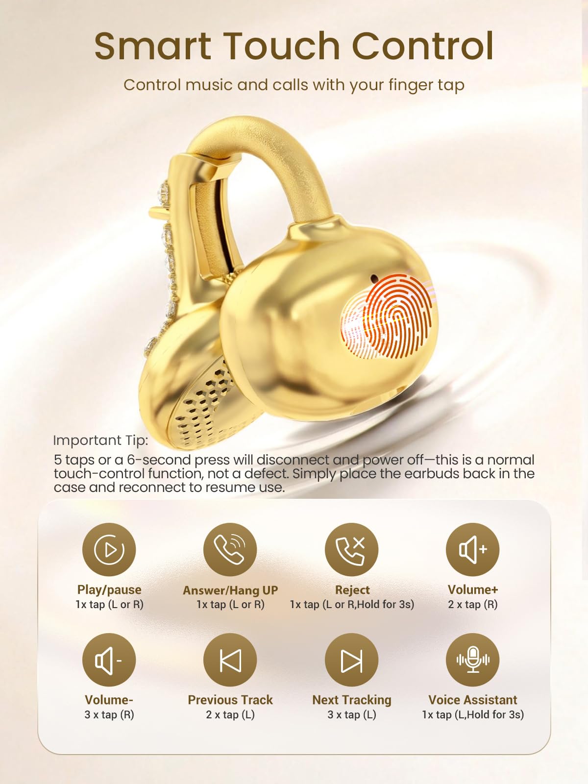 FUNNYEAH JewelPods C3 held in hand to show compact size and pocketable convenience