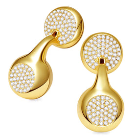 FUNNYEAH JewelPods H01 teardrop stone inlay adds subtle sparkle for daily wear.