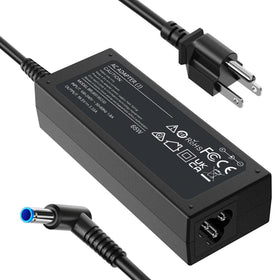 FUNNYERA 65W HP charger with blue tip, compact and portable.