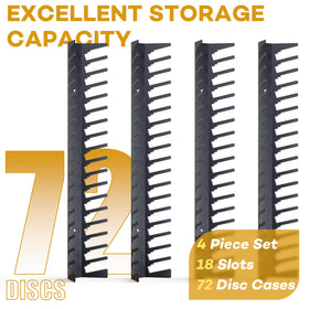 Funturbo three-slot sizes fit diverse disc cases for versatile storage