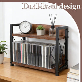 FUPMILPHRANX top shelf decor display with featured cases.