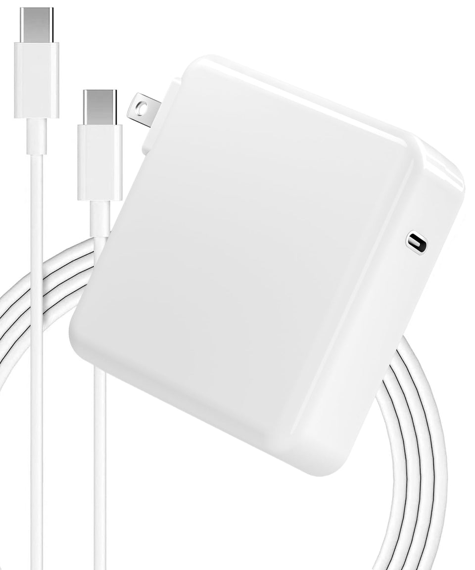 Furgor 118W USB-C charger front view powering a laptop efficiently